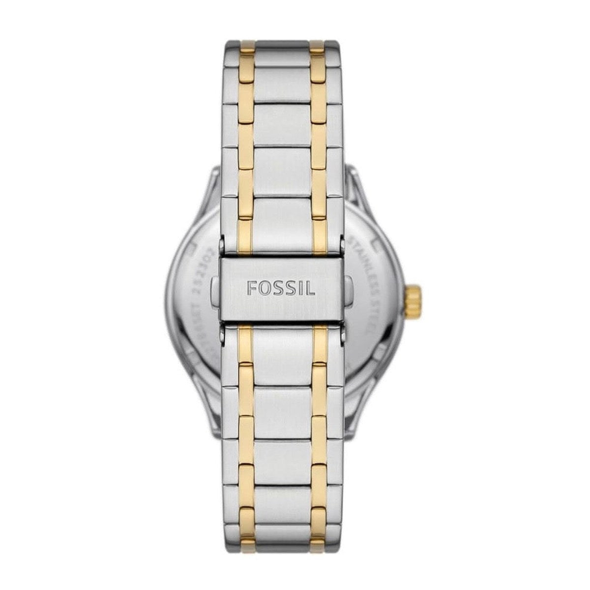 Blue Dial Two-Tone Bracelet Watch Set