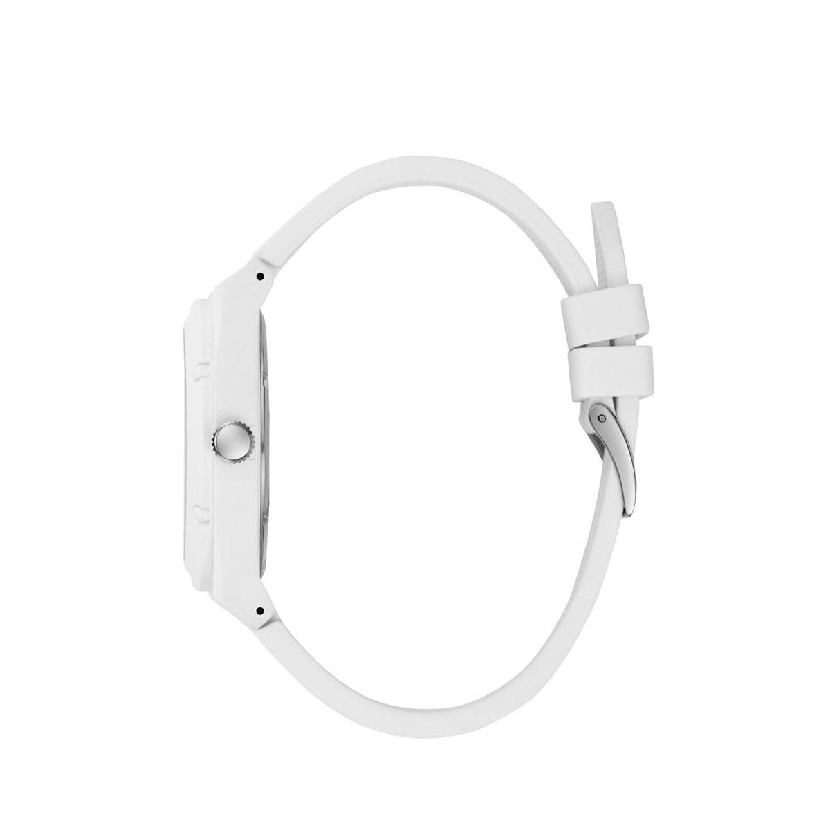 White Silicone Casual Watch