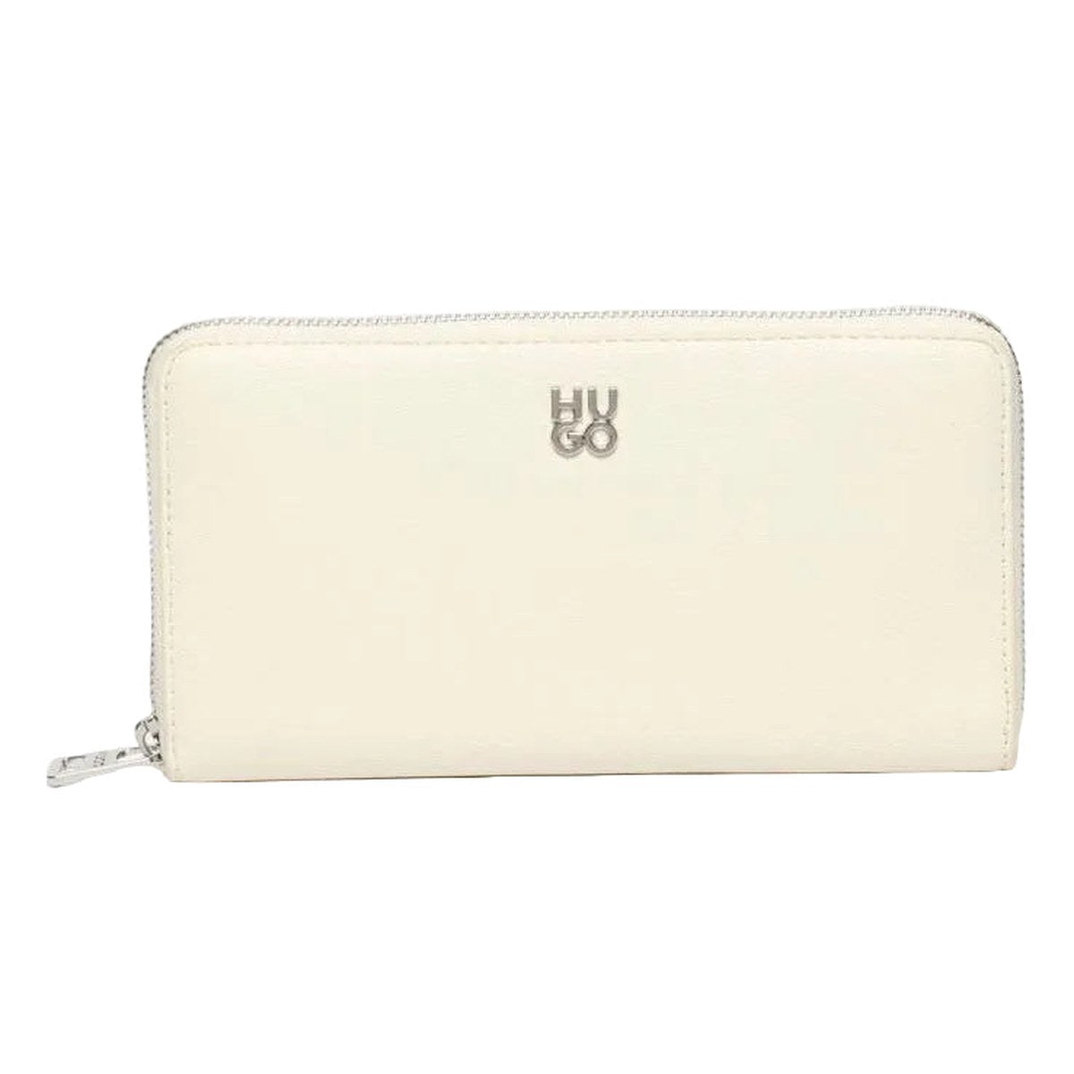Long Wallet Zip-Around - White