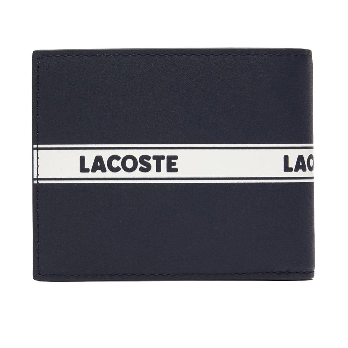 Logo Stripe Bifold Wallet – Navy