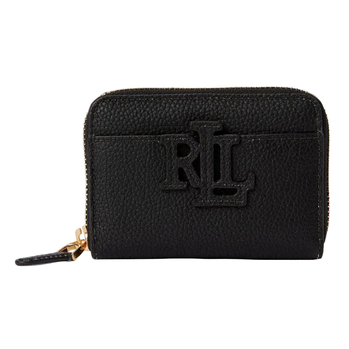 Monogram Zip small wallet – Black