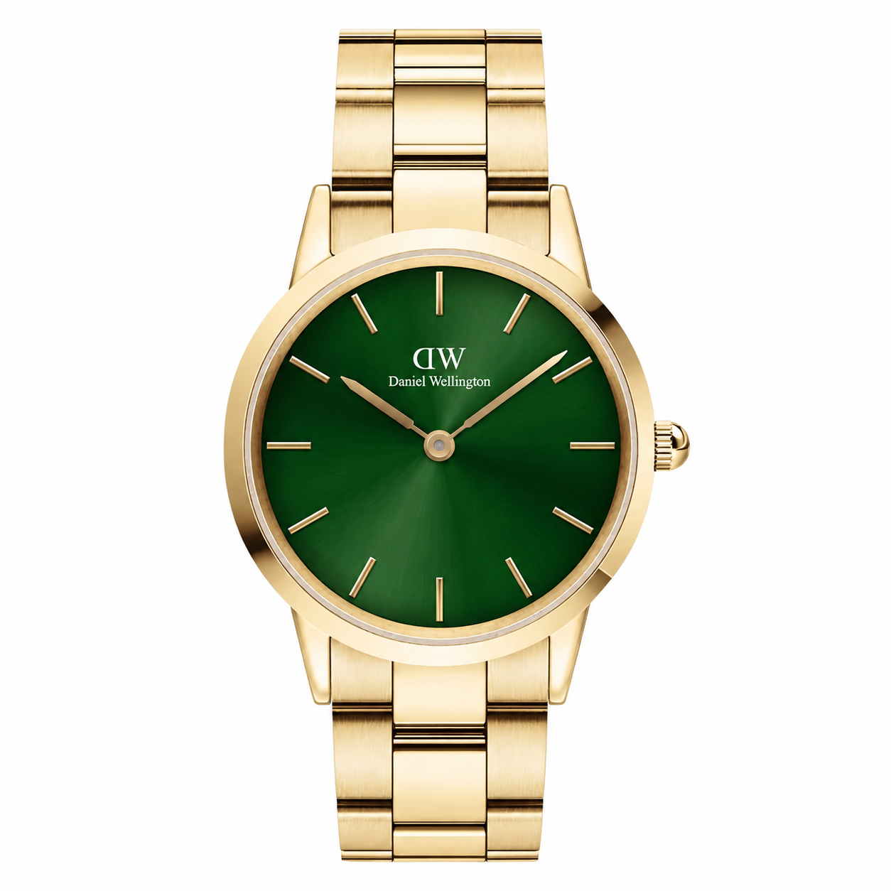 Petite Emerald Gold Watch