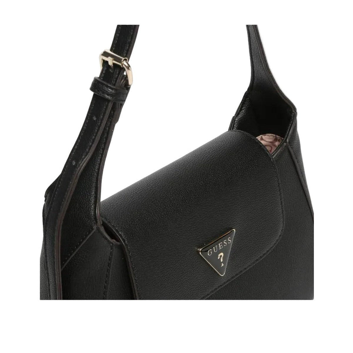 Victoria Flap Shoulder Bag - Black