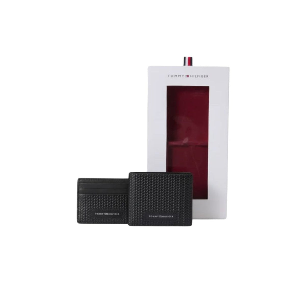 Leather Wallet & Card Holder Gift Set – Black