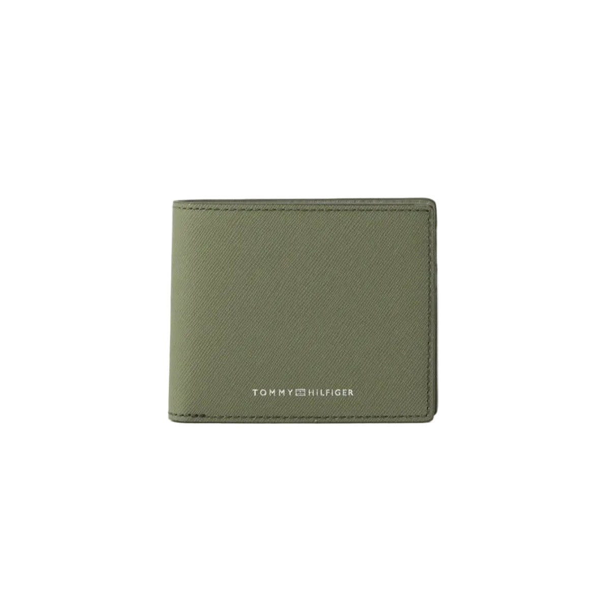 Essential Saffiano Bifold Wallet – Olive Green