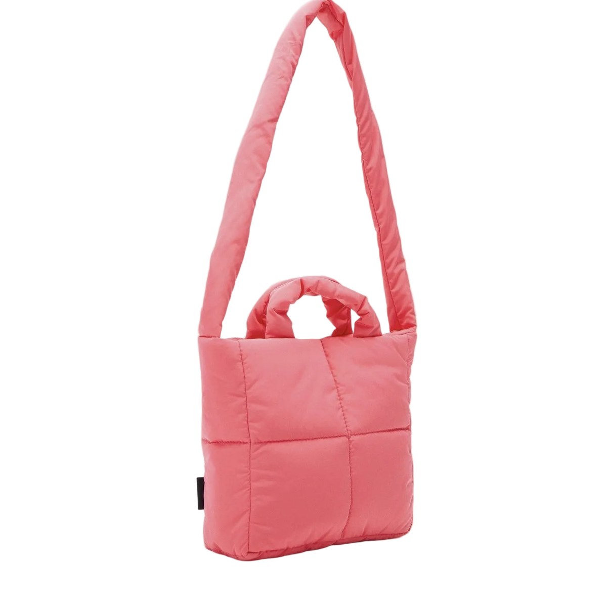 Puffer Crossbody Bag – Coral Pink