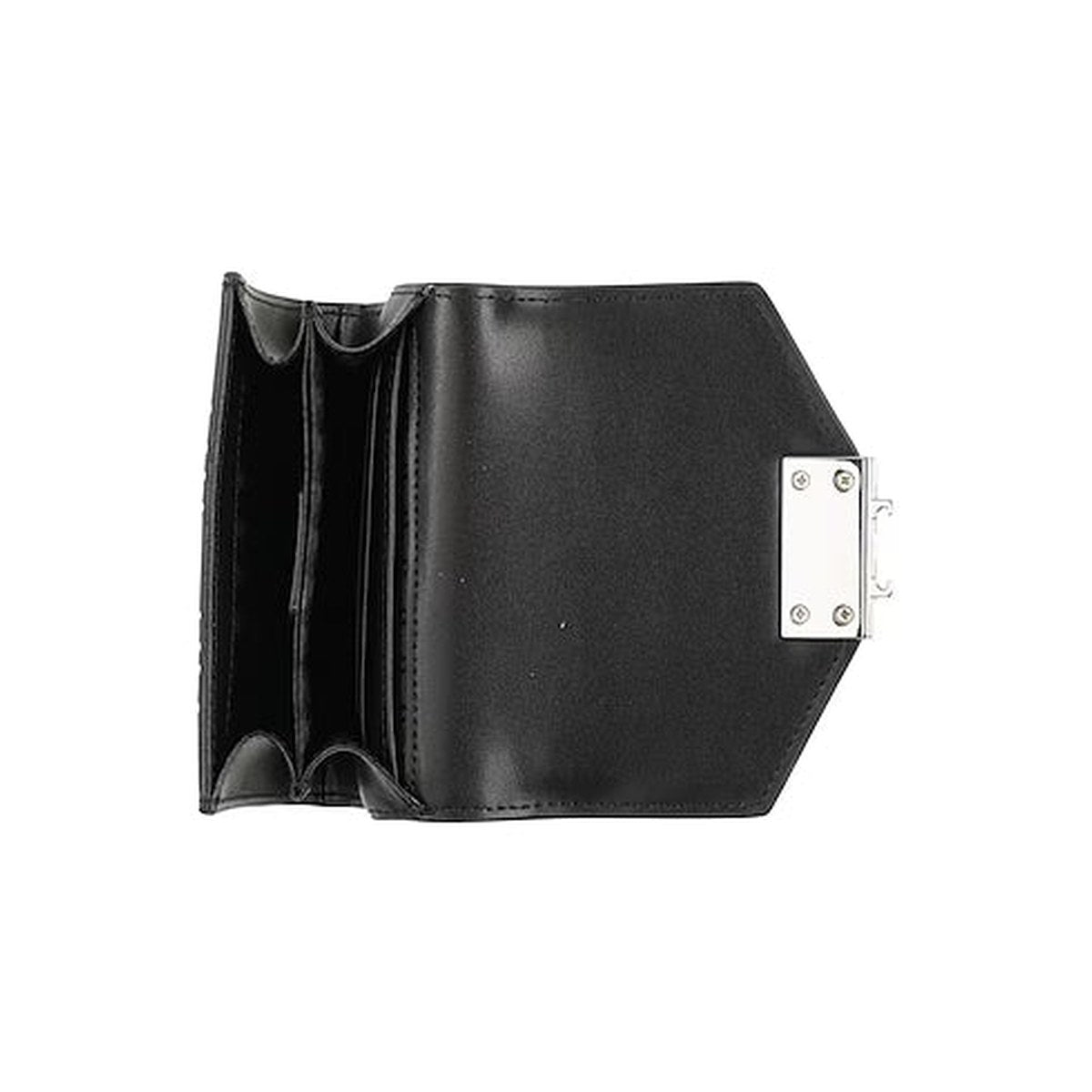 k/klassik contrast compact wallet - Black
