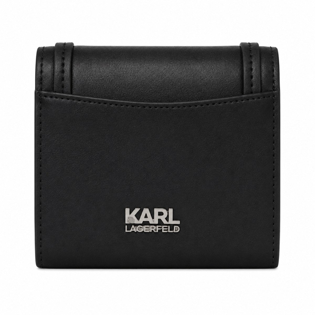 k/klassik contrast compact wallet - Burgundy