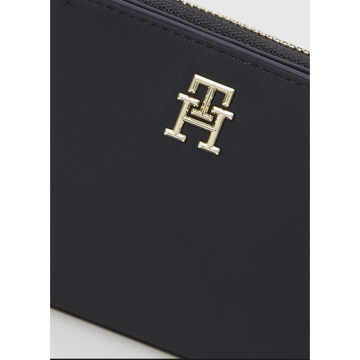 Monogram Zip-Around Wallet – Navy