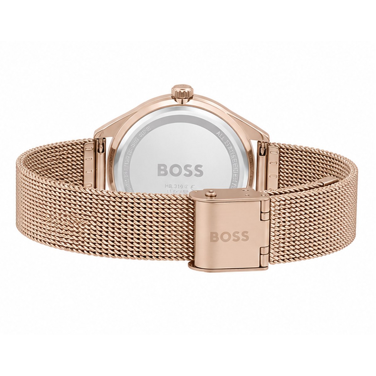 Rose Gold Mesh Watch