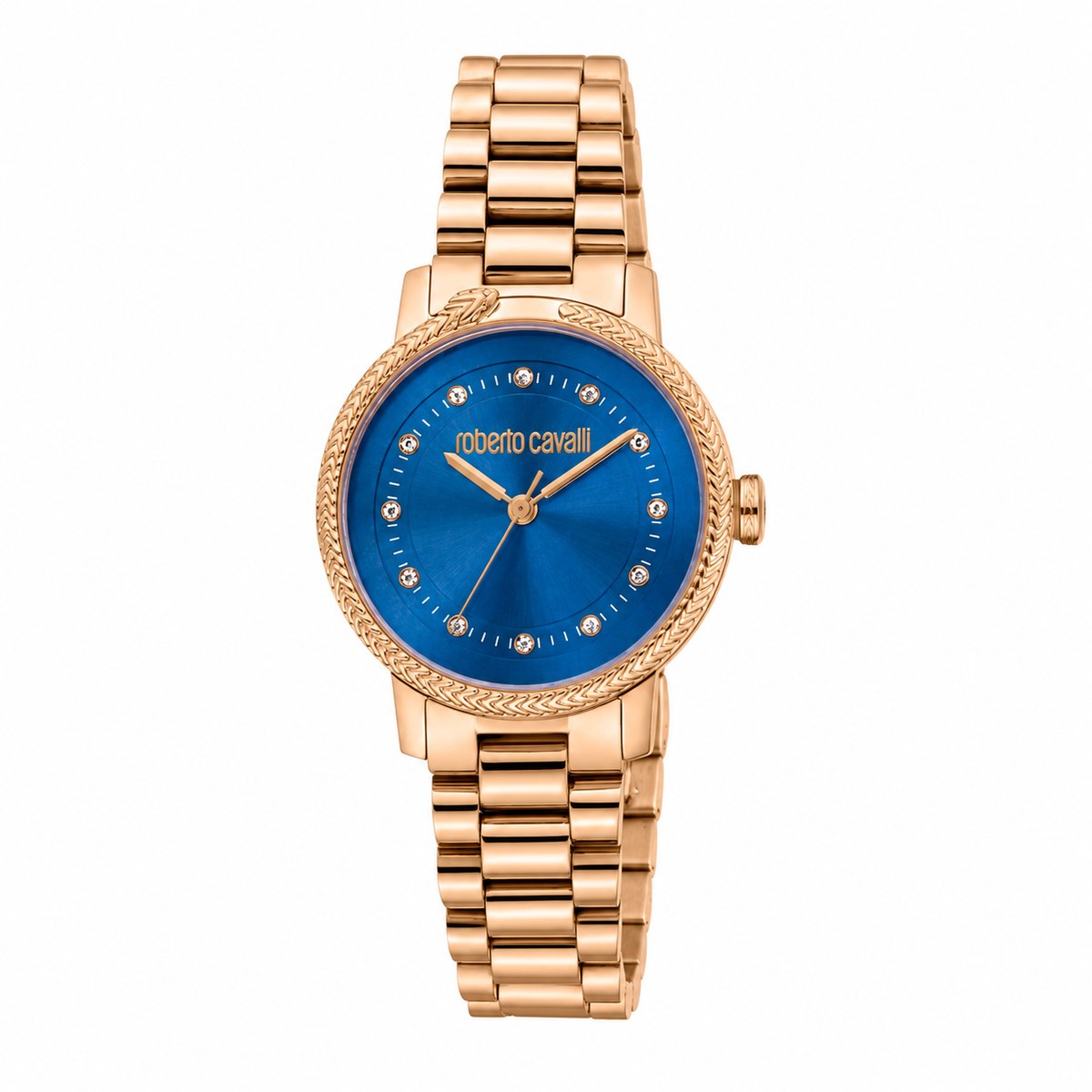 Blue Dial Rose Gold Watch